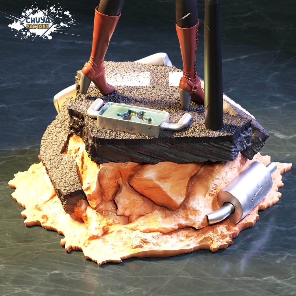 P站图纸印象馆 Chuya Factory 龙珠 人造人18号 Chuya Factory 龙珠 人造人18号