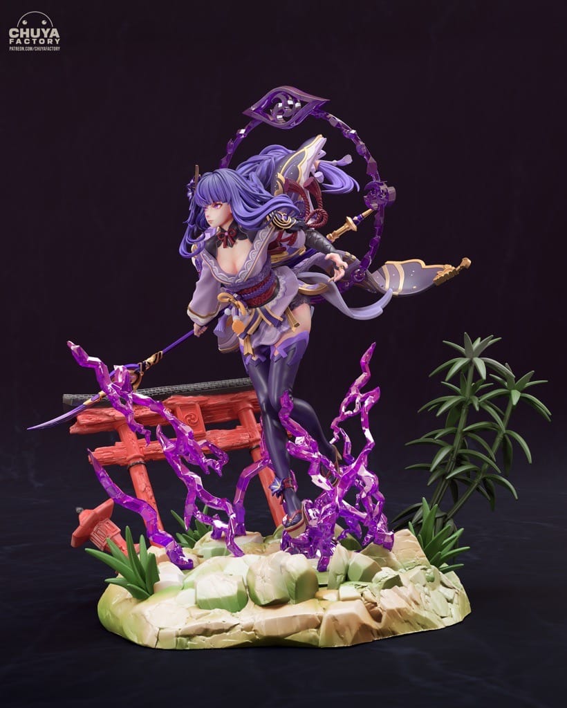 P站图纸印象馆 Chuya Factory 原神 雷电将军 Chuya Factory 原神 雷电将军