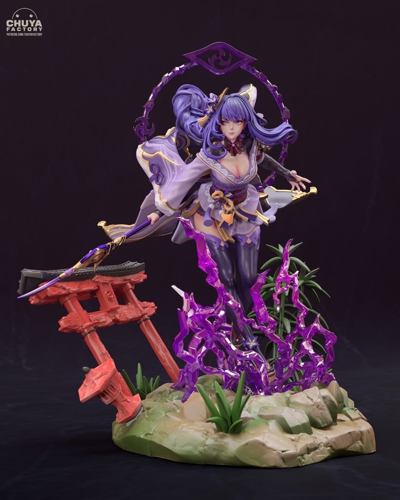 P站图纸印象馆 Chuya Factory 原神 雷电将军 Chuya Factory 原神 雷电将军