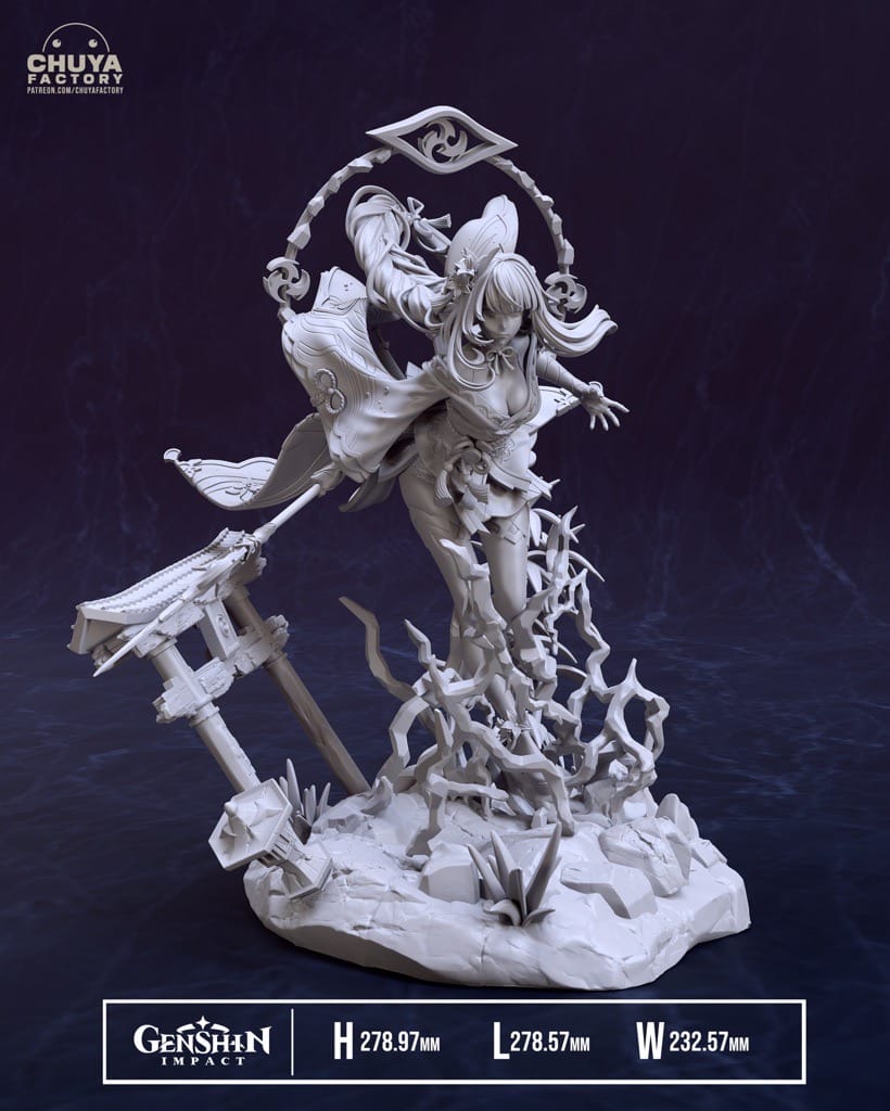 P站图纸印象馆 Chuya Factory 原神 雷电将军 Chuya Factory 原神 雷电将军