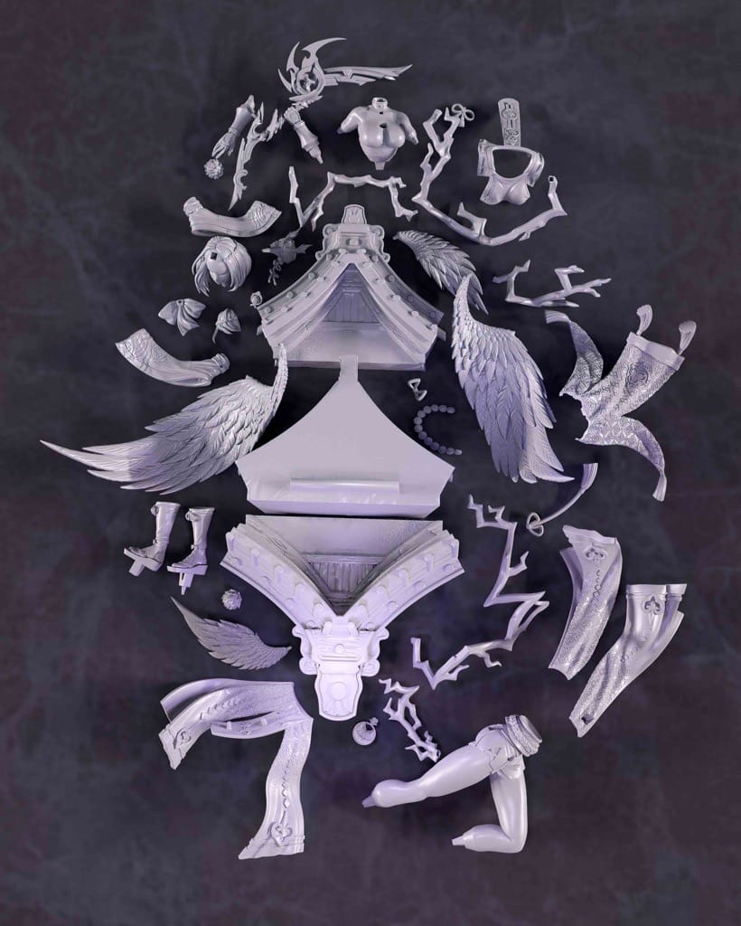 P站图纸印象馆 Chuya Factory 原神 九条裟罗 Chuya Factory 原神 九条裟罗