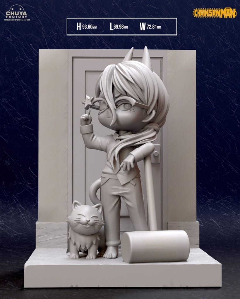 P站图纸印象馆 Chuya Factory 电锯人 帕瓦 Chuya Factory 电锯人 帕瓦