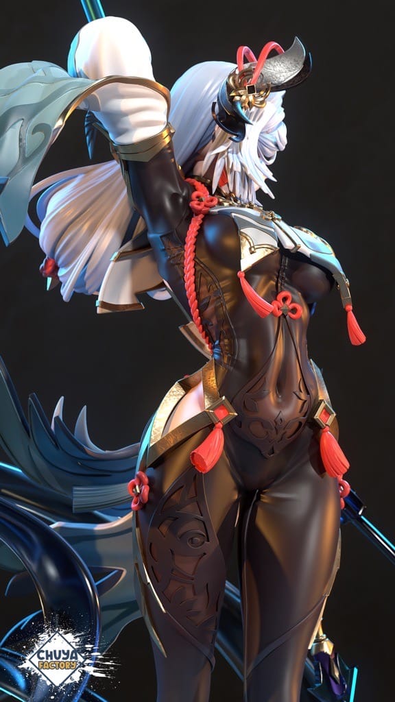 P站图纸印象馆 Chuya Factory 原神 申鹤 Chuya Factory 原神 申鹤