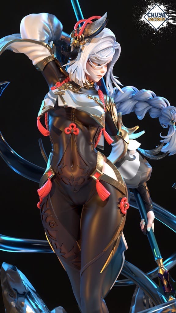 P站图纸印象馆 Chuya Factory 原神 申鹤 Chuya Factory 原神 申鹤