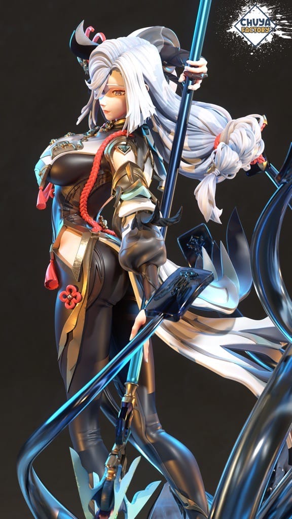 P站图纸印象馆 Chuya Factory 原神 申鹤 Chuya Factory 原神 申鹤