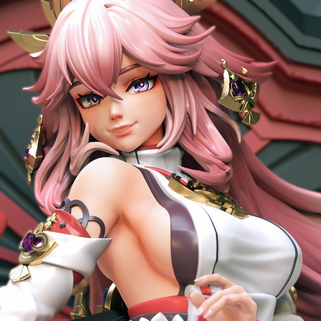 P站图纸印象馆 Chuya Factory 原神 八重神子 Chuya Factory 原神 八重神子