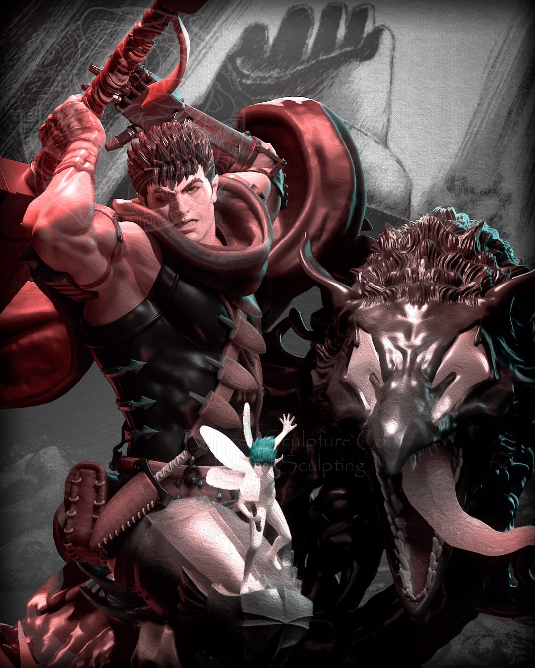 P站图纸印象馆 Geek MB 剑风传奇 格斯 Geek MB 剑风传奇 格斯