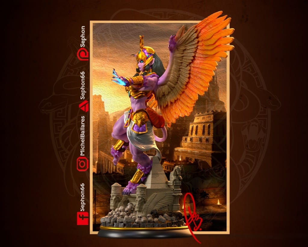 P站图纸印象馆 Geek MB 埃及神话 狮身人面 Geek MB 埃及神话 狮身人面