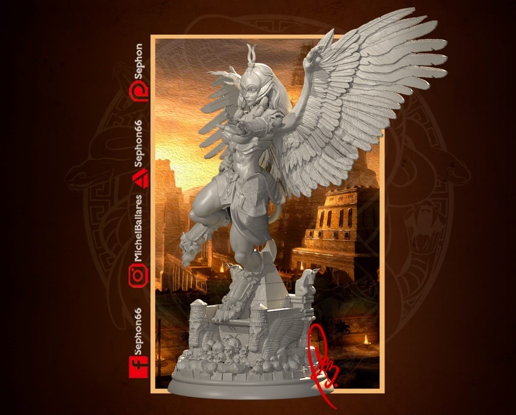 P站图纸印象馆 Geek MB 埃及神话 狮身人面 Geek MB 埃及神话 狮身人面