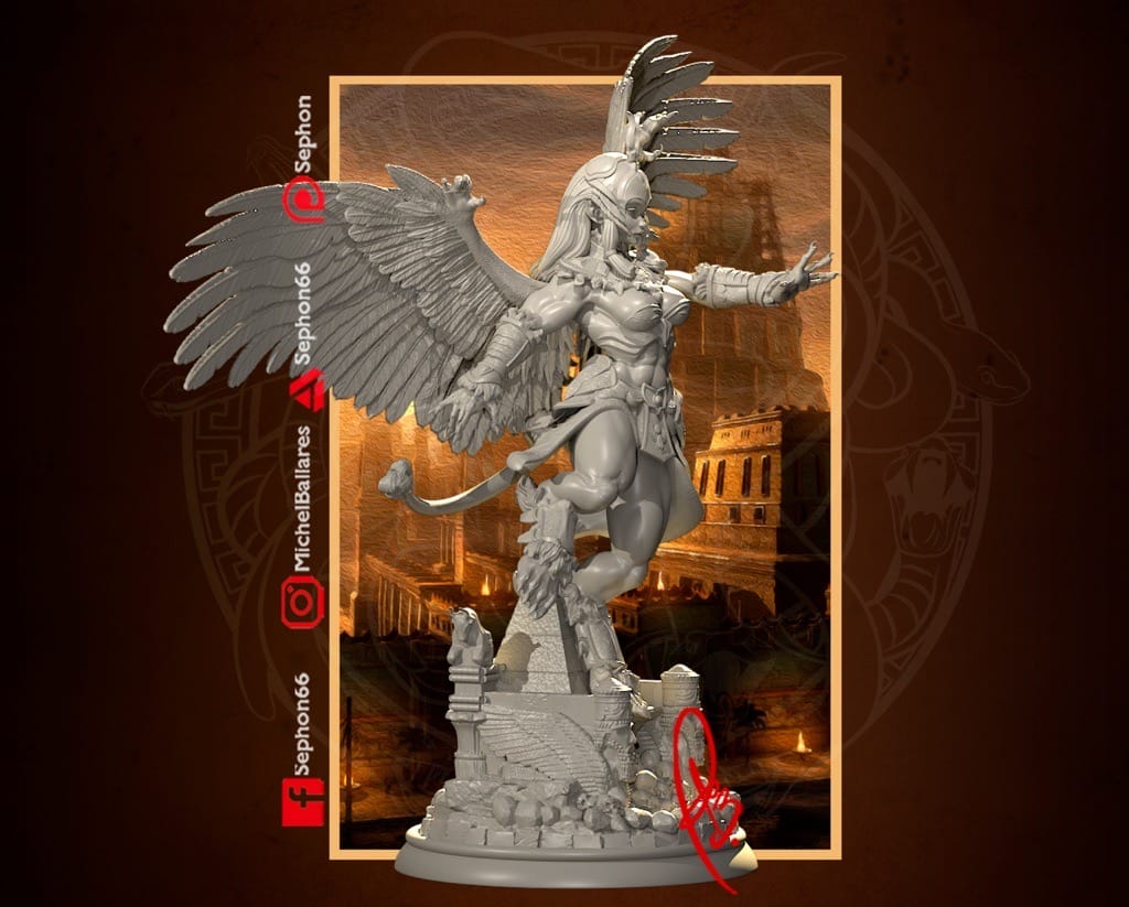 P站图纸印象馆 Geek MB 埃及神话 狮身人面 Geek MB 埃及神话 狮身人面