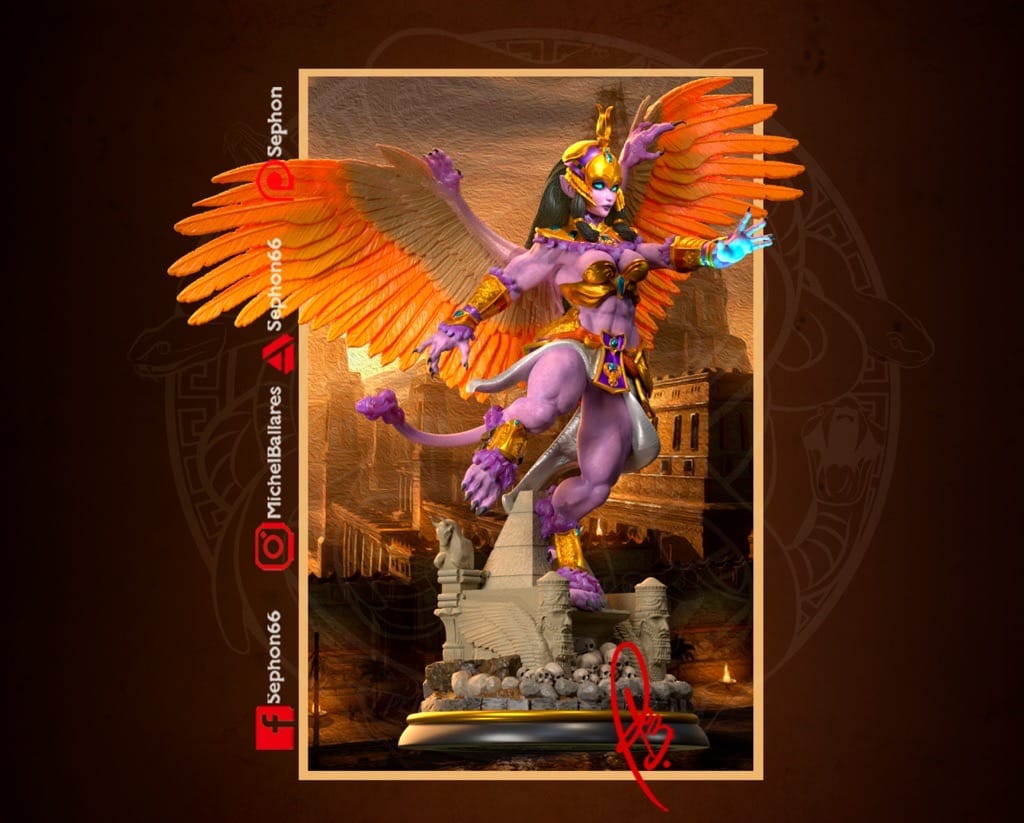 P站图纸印象馆 Geek MB 埃及神话 狮身人面 Geek MB 埃及神话 狮身人面