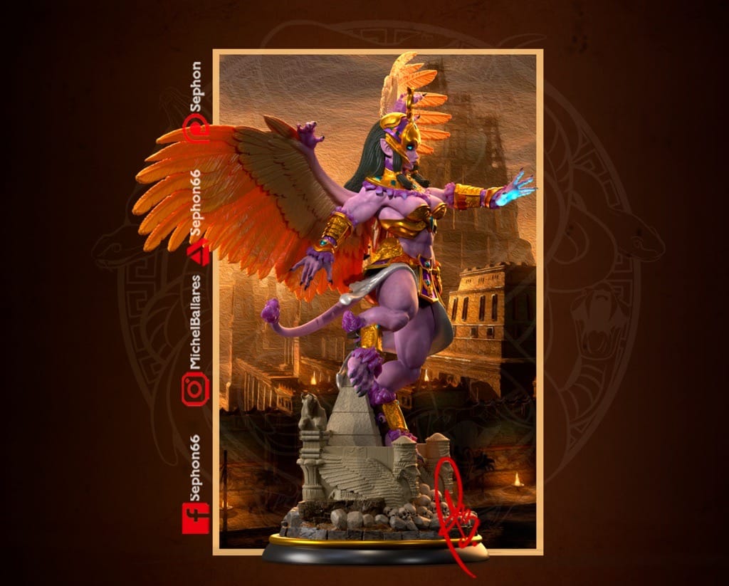 P站图纸印象馆 Geek MB 埃及神话 狮身人面 Geek MB 埃及神话 狮身人面