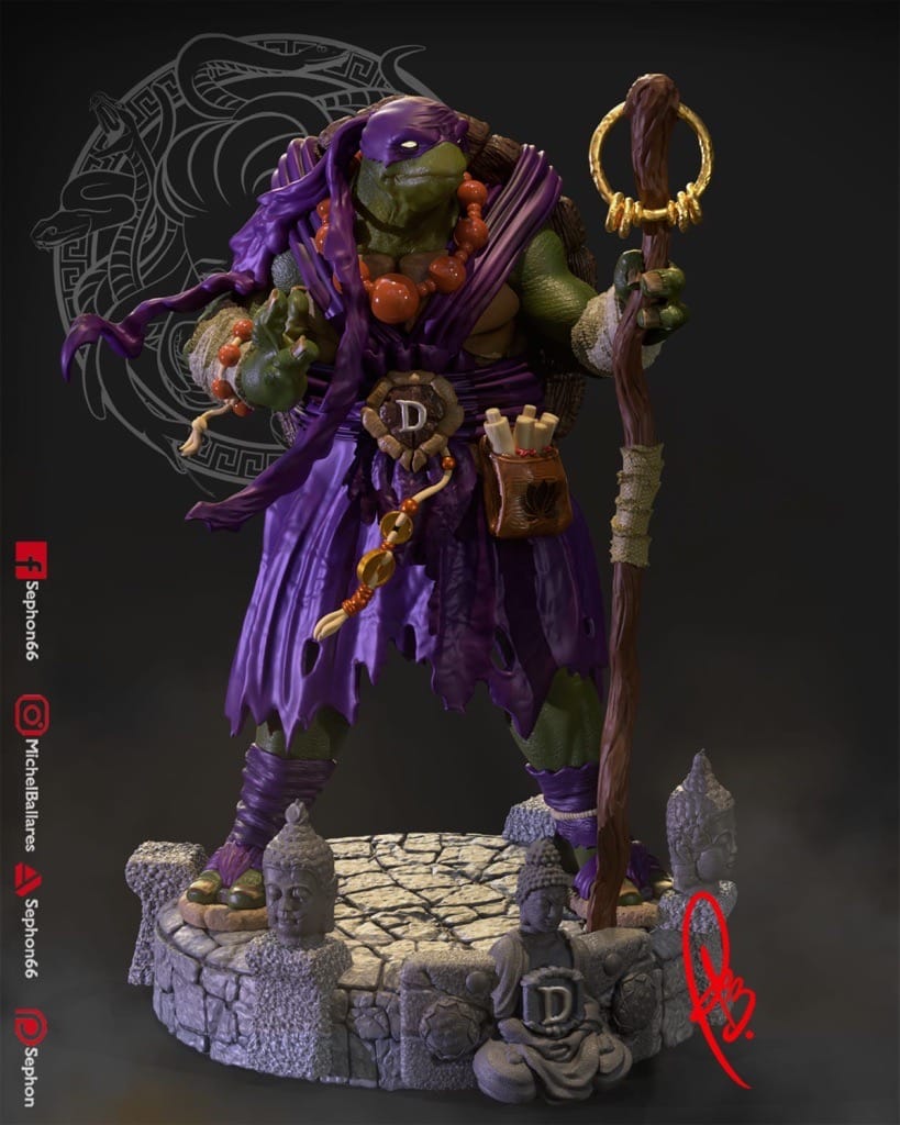 P站图纸印象馆 Geek MB 忍者神龟 多纳泰罗 Geek MB 忍者神龟 多纳泰罗