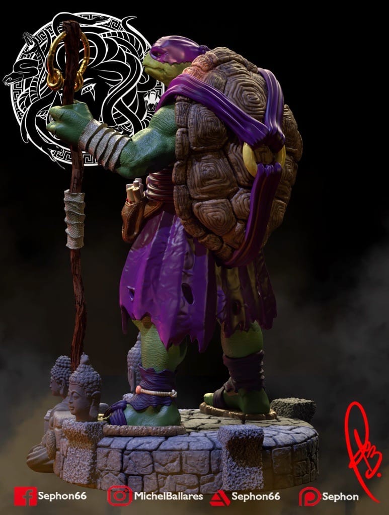 P站图纸印象馆 Geek MB 忍者神龟 多纳泰罗 Geek MB 忍者神龟 多纳泰罗