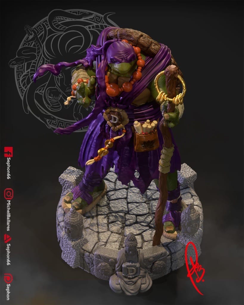 P站图纸印象馆 Geek MB 忍者神龟 多纳泰罗 Geek MB 忍者神龟 多纳泰罗