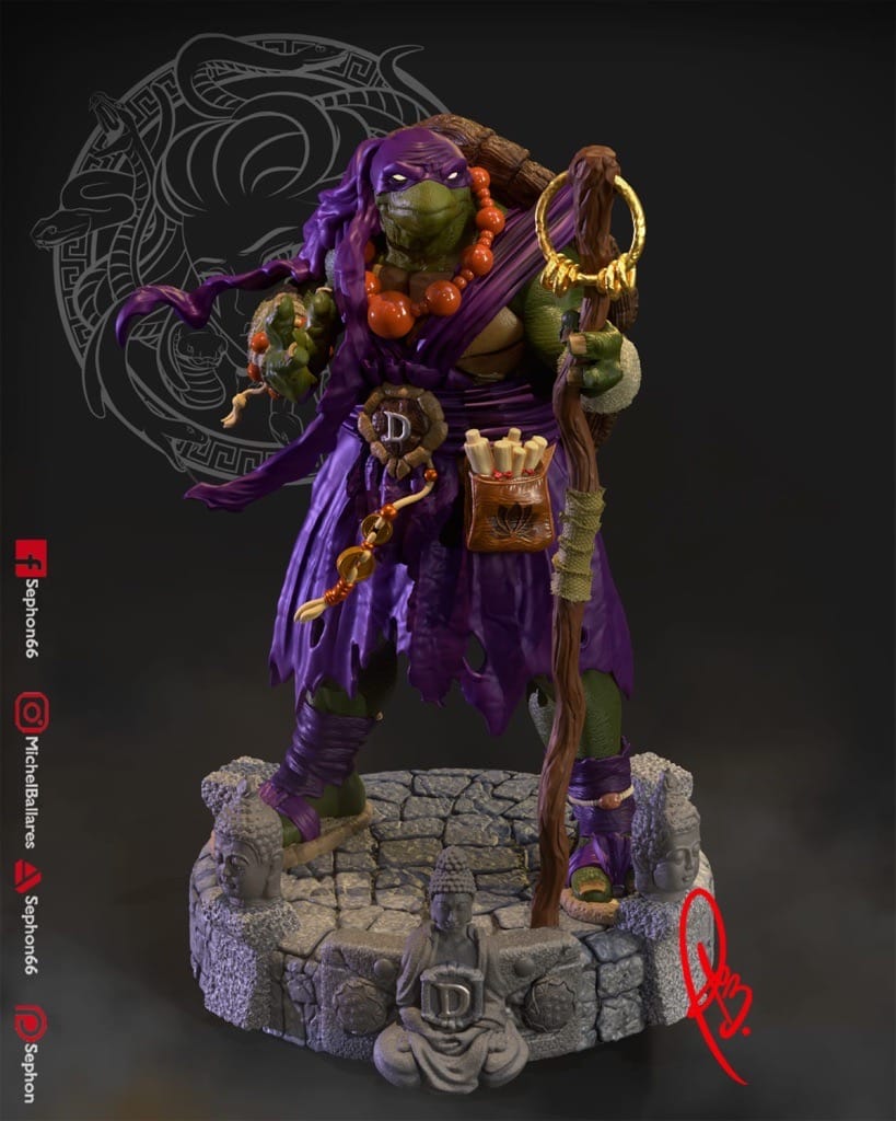 P站图纸印象馆 Geek MB 忍者神龟 多纳泰罗 Geek MB 忍者神龟 多纳泰罗