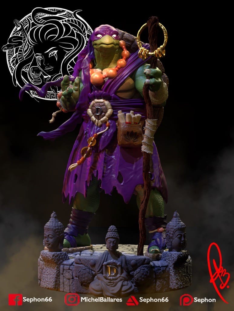 P站图纸印象馆 Geek MB 忍者神龟 多纳泰罗 Geek MB 忍者神龟 多纳泰罗