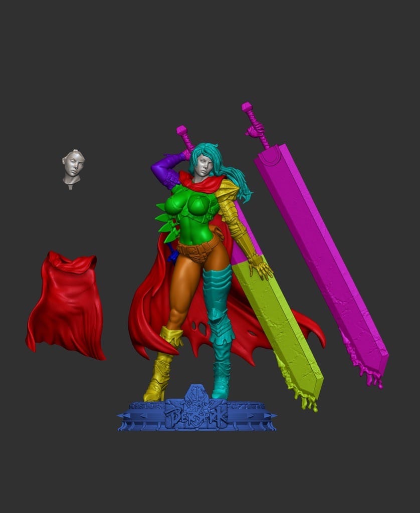 P站图纸印象馆 Geek MB 剑风传奇 格斯 Geek MB 剑风传奇 格斯