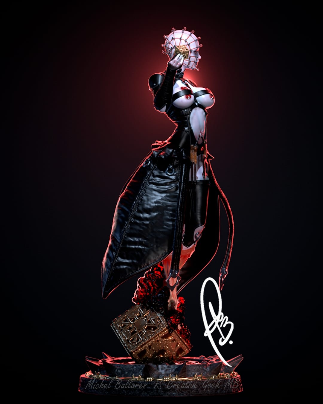 P站图纸印象馆 Geek MB 地狱修道士 钉子头 Geek MB 地狱修道士 钉子头