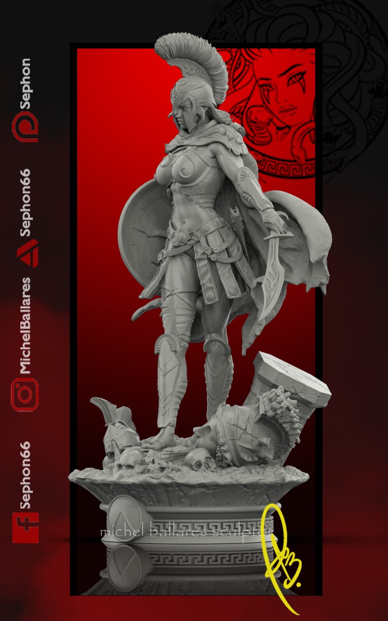 P站图纸印象馆 Geek MB 斯巴达女战士 Geek MB 斯巴达女战士