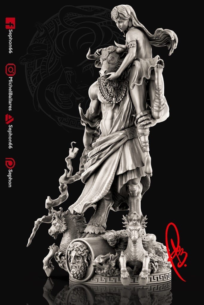 P站图纸印象馆 Geek MB 希腊神话 牛头人 弥诺陶洛斯 Geek MB 希腊神话 牛头人 弥诺陶洛斯