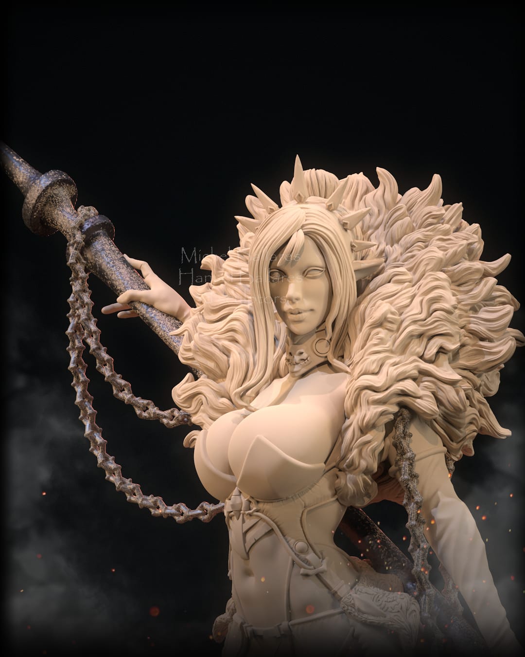 P站图纸印象馆 Geek MB 黑暗女精灵 Geek MB 黑暗女精灵