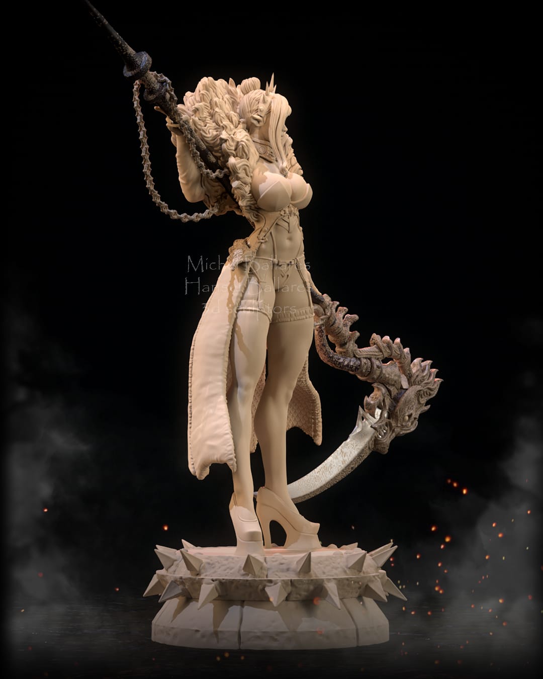 P站图纸印象馆 Geek MB 黑暗女精灵 Geek MB 黑暗女精灵