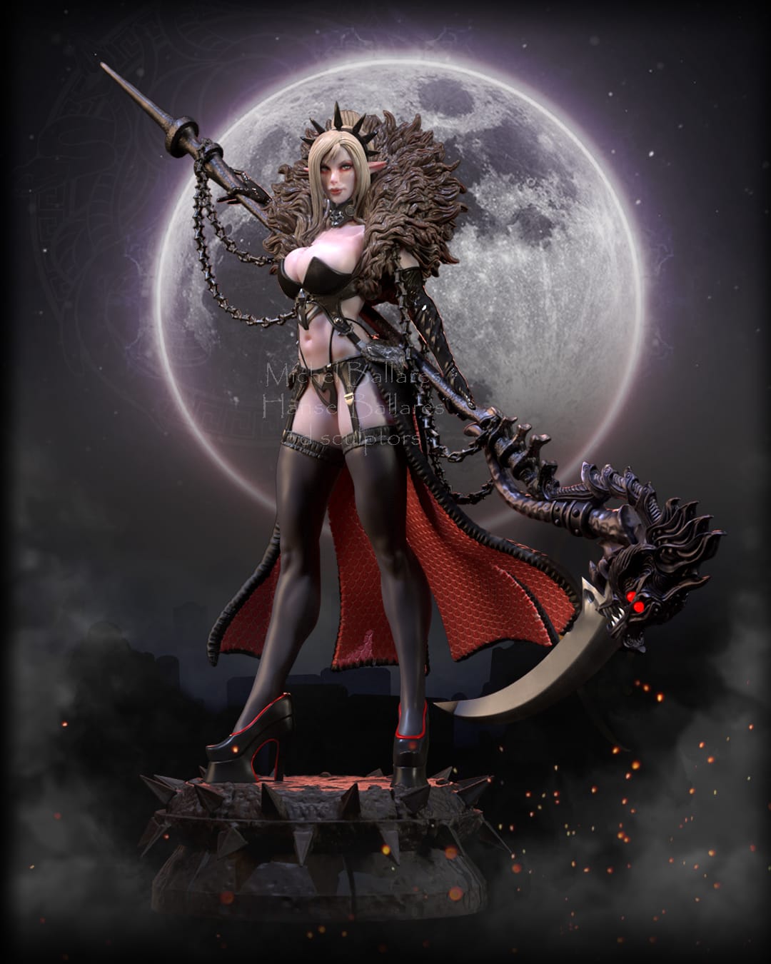 P站图纸印象馆 Geek MB 黑暗女精灵 Geek MB 黑暗女精灵