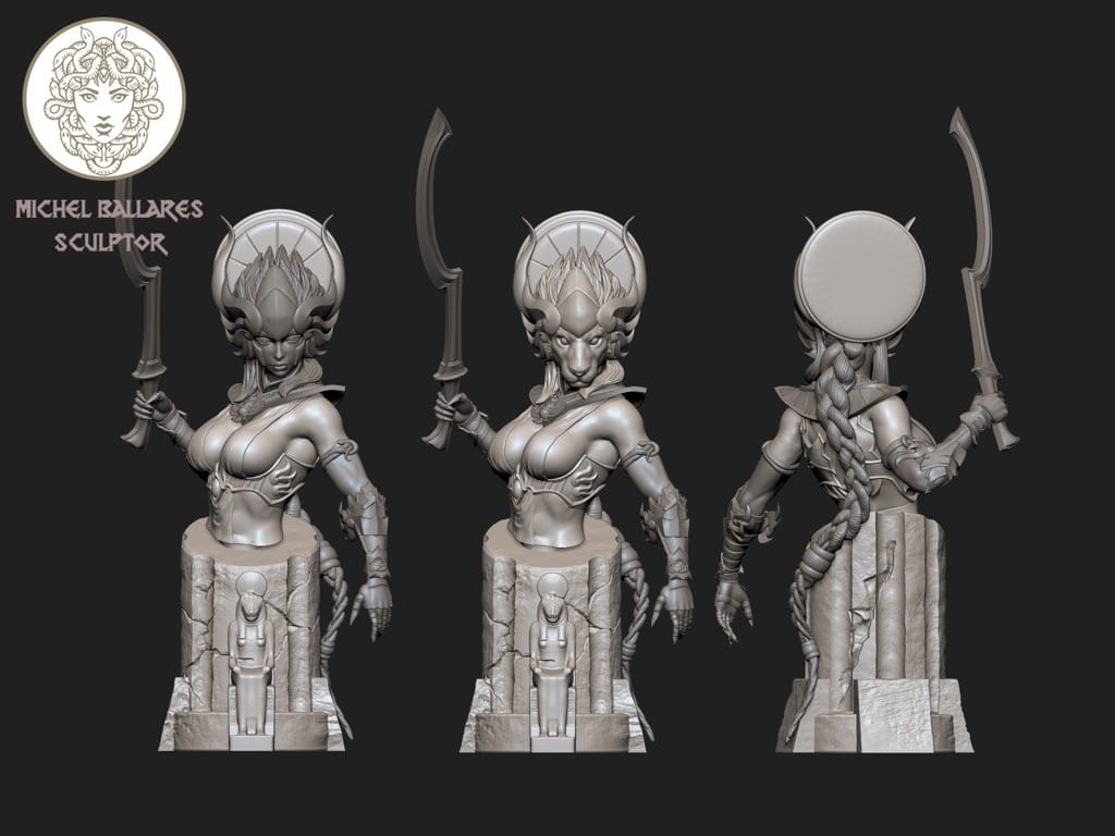 P站图纸印象馆 Geek MB 神话母狮神 塞赫美特 Geek MB 神话母狮神 塞赫美特