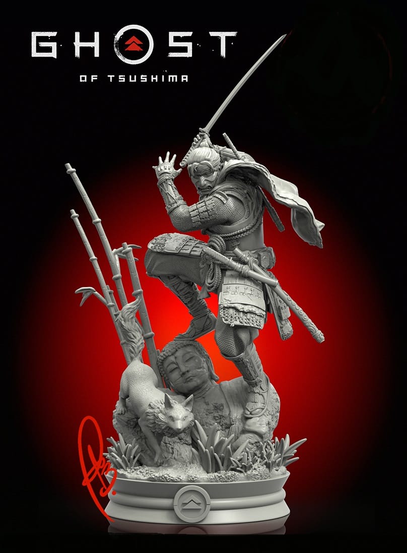 P站图纸印象馆 Geek MB 对马岛之魂 境井仁 Geek MB 对马岛之魂 境井仁