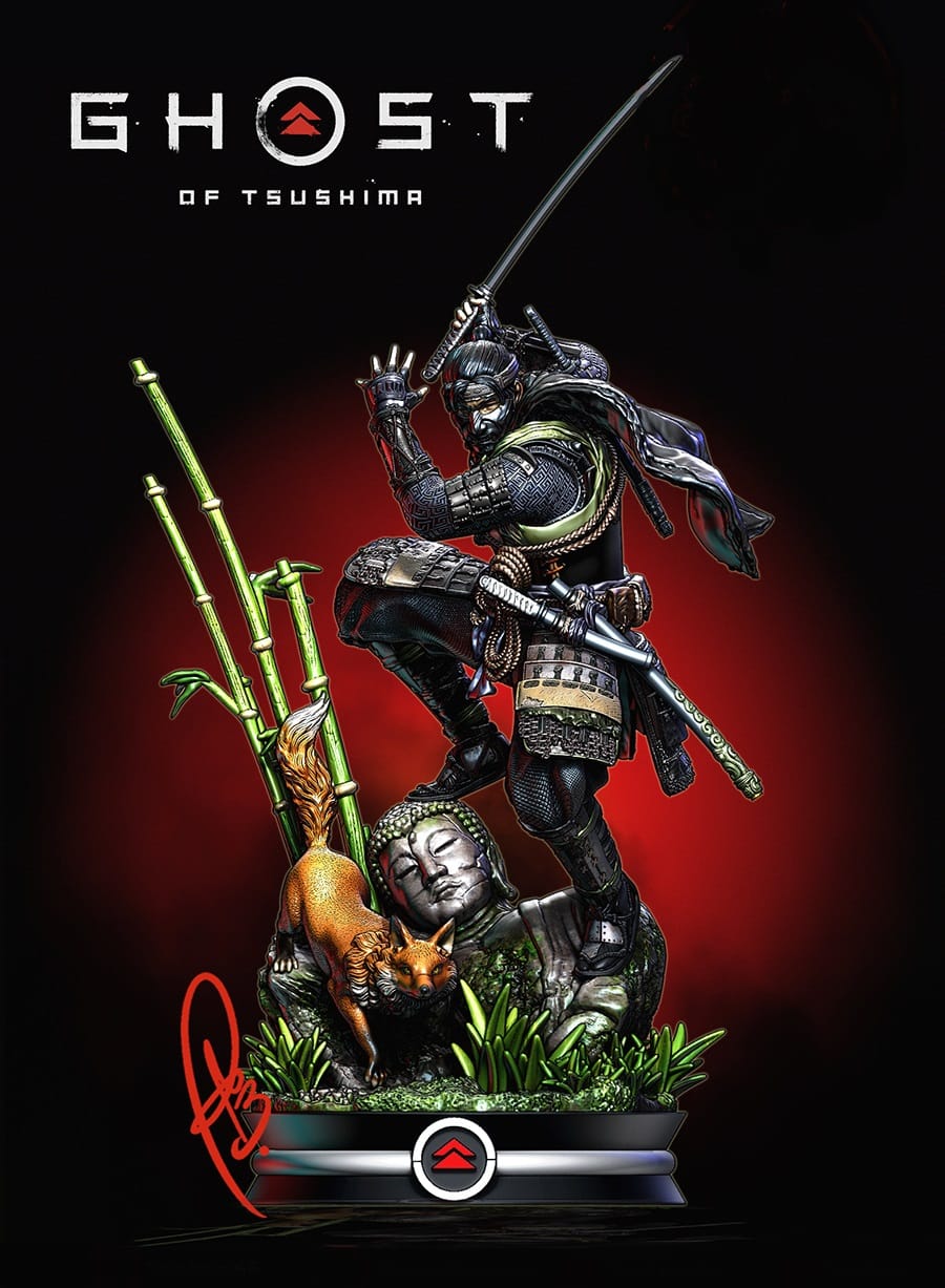 P站图纸印象馆 Geek MB 对马岛之魂 境井仁 Geek MB 对马岛之魂 境井仁