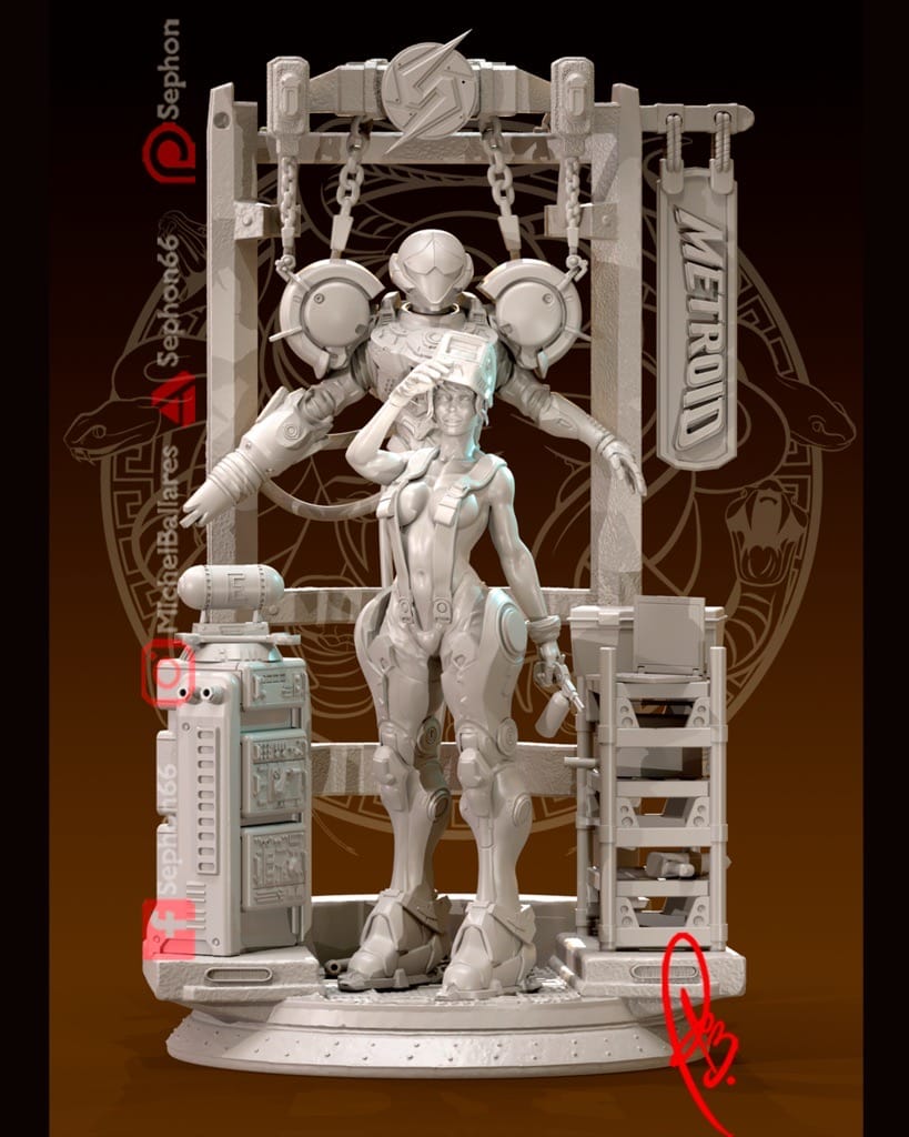 P站图纸印象馆 Geek MB 银河战士 萨姆斯·阿兰 Geek MB 银河战士 萨姆斯·阿兰