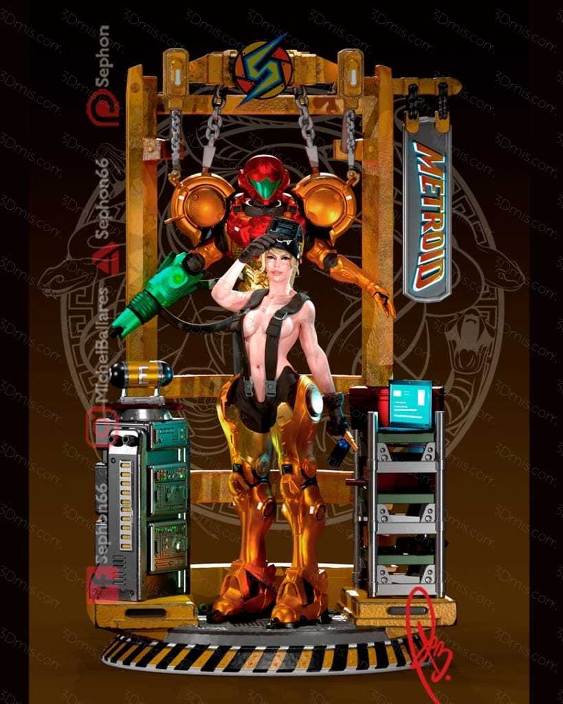 P站图纸印象馆 Geek MB 银河战士 萨姆斯·阿兰 Geek MB 银河战士 萨姆斯·阿兰