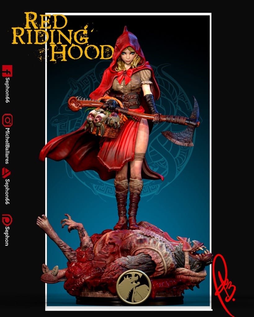 P站图纸印象馆 Geek MB 格林童话 小红帽 Geek MB 格林童话 小红帽