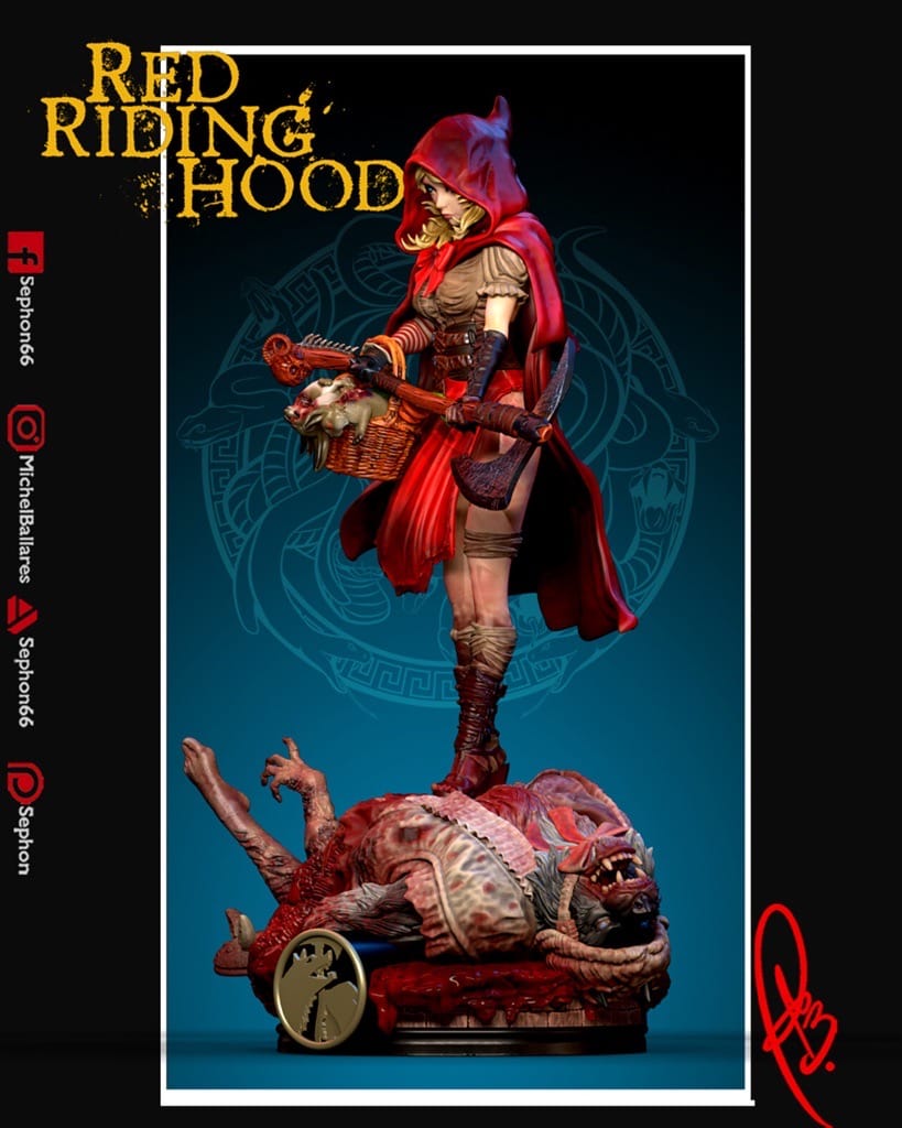 P站图纸印象馆 Geek MB 格林童话 小红帽 Geek MB 格林童话 小红帽