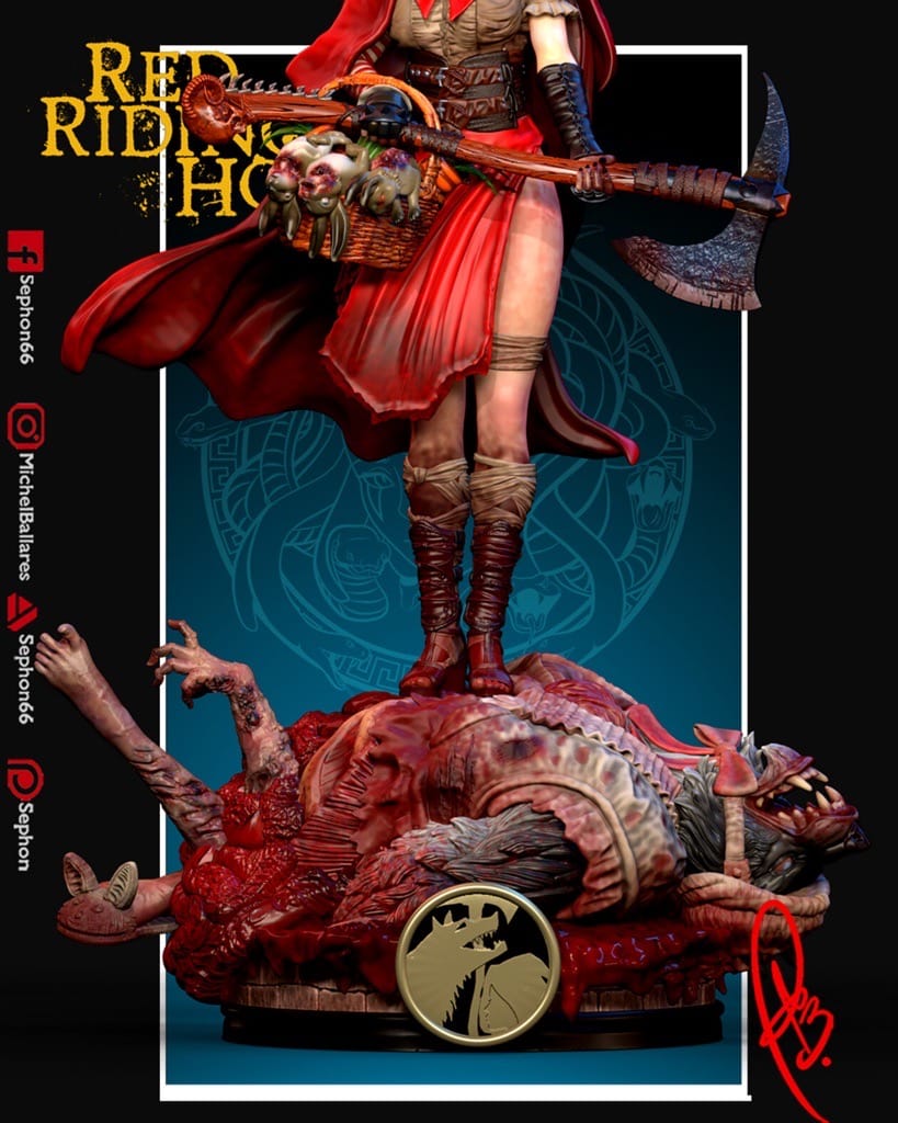 P站图纸印象馆 Geek MB 格林童话 小红帽 Geek MB 格林童话 小红帽