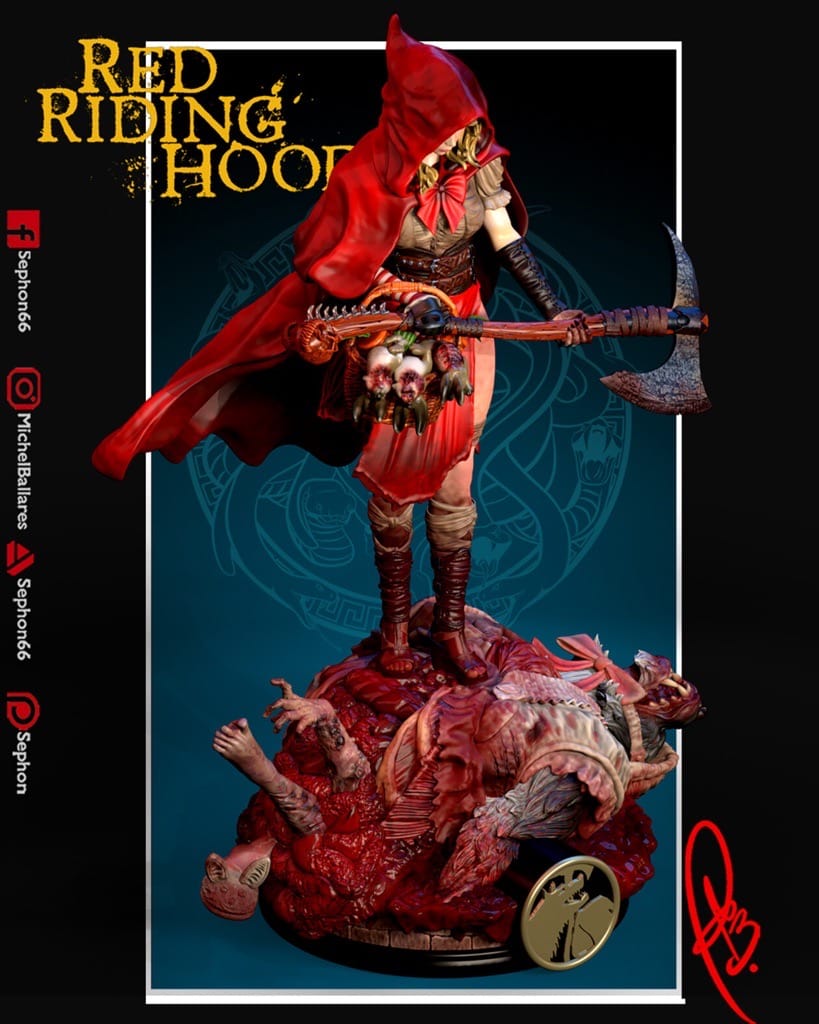 P站图纸印象馆 Geek MB 格林童话 小红帽 Geek MB 格林童话 小红帽