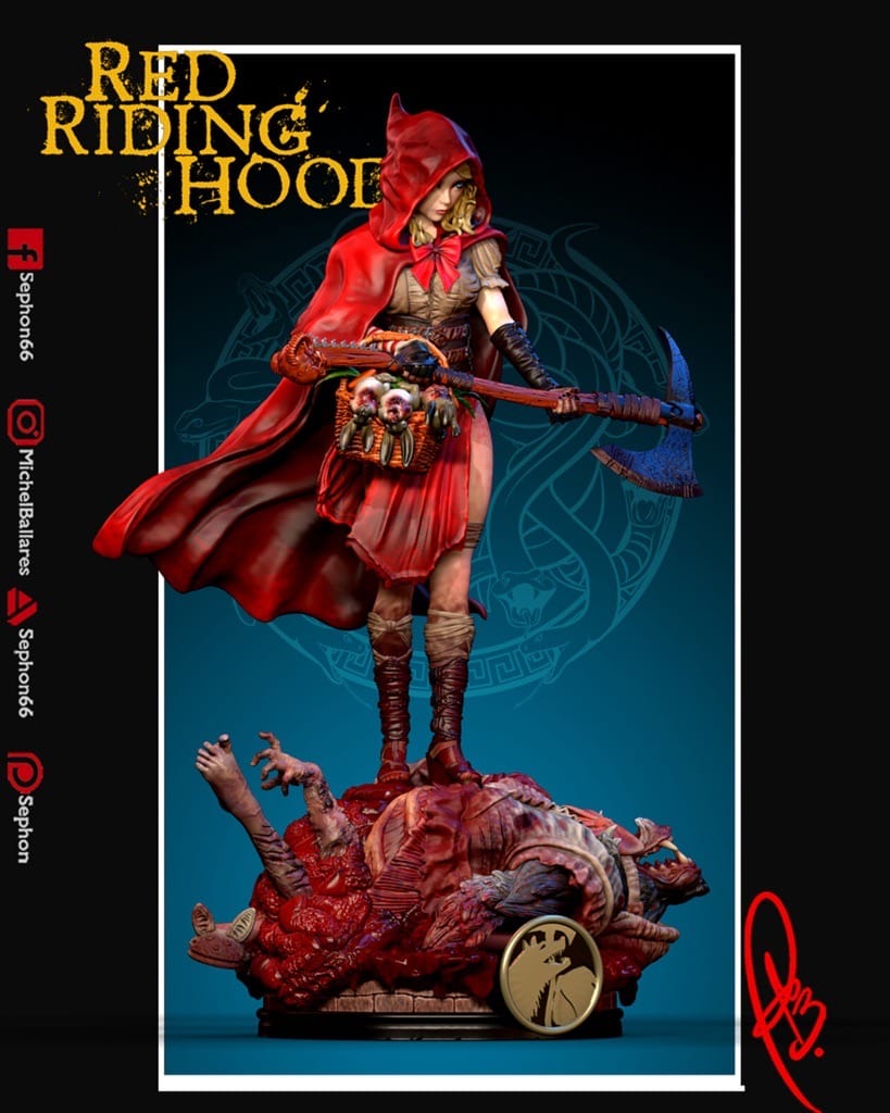 P站图纸印象馆 Geek MB 格林童话 小红帽 Geek MB 格林童话 小红帽