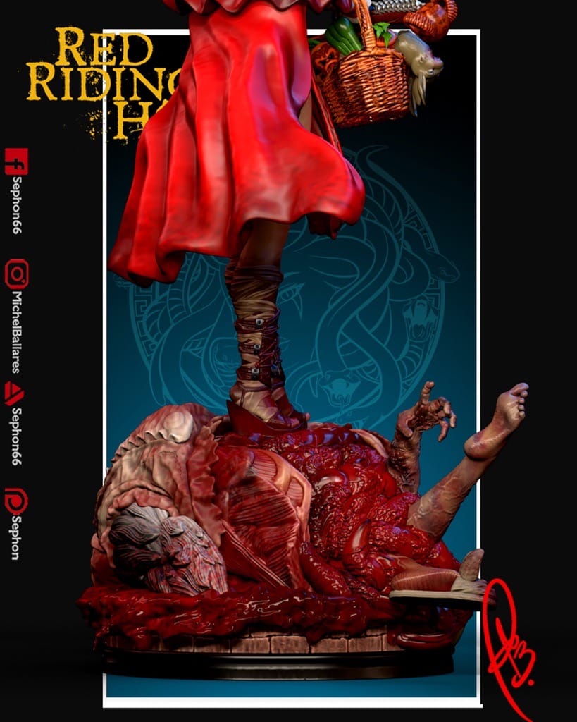 P站图纸印象馆 Geek MB 格林童话 小红帽 Geek MB 格林童话 小红帽