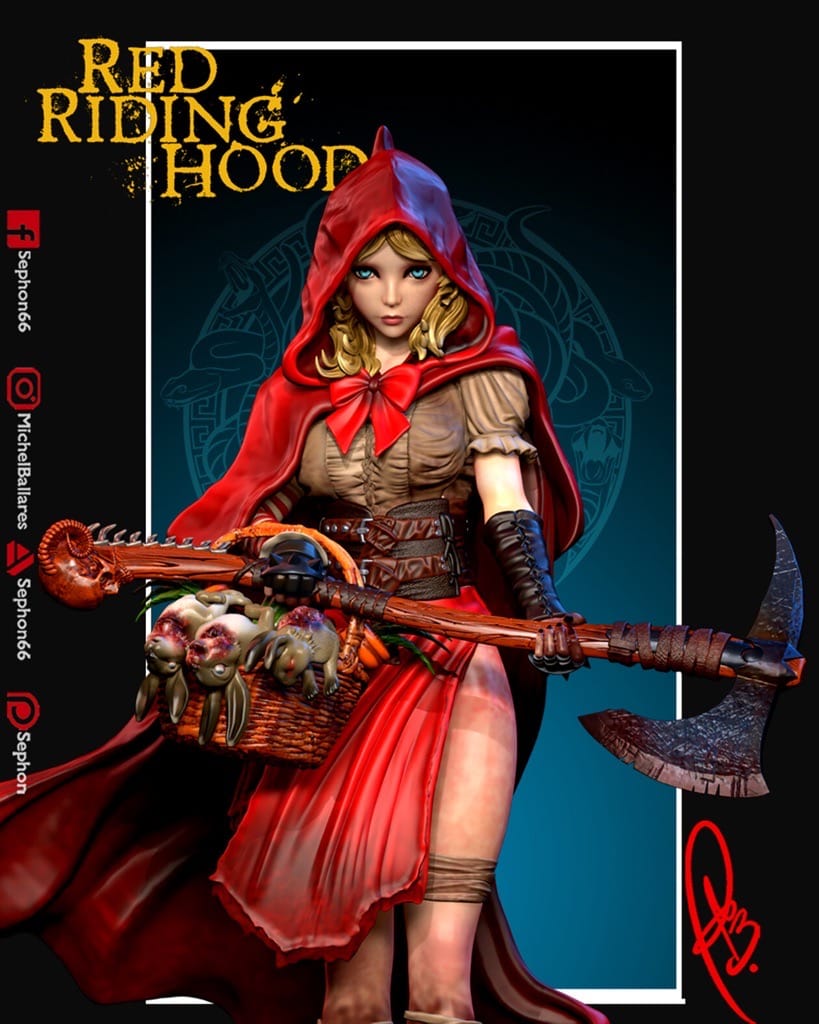 P站图纸印象馆 Geek MB 格林童话 小红帽 Geek MB 格林童话 小红帽