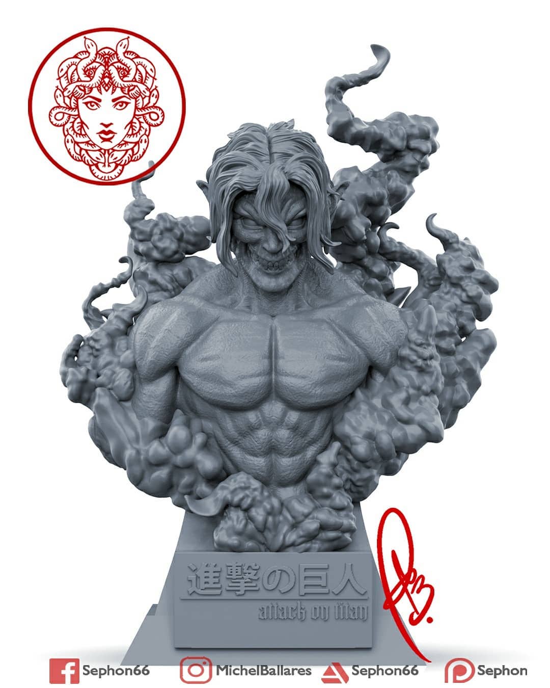 P站图纸印象馆 Geek MB 进击的巨人 艾伦 Geek MB 进击的巨人 艾伦