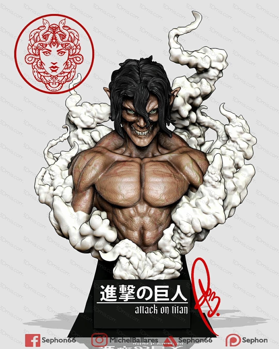 P站图纸印象馆 Geek MB 进击的巨人 艾伦 Geek MB 进击的巨人 艾伦