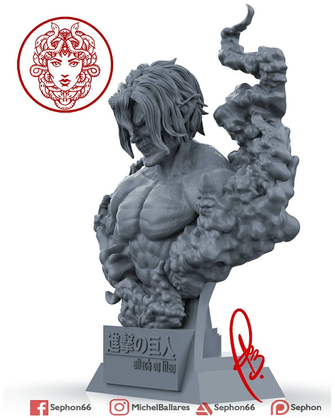 P站图纸印象馆 Geek MB 进击的巨人 艾伦 Geek MB 进击的巨人 艾伦