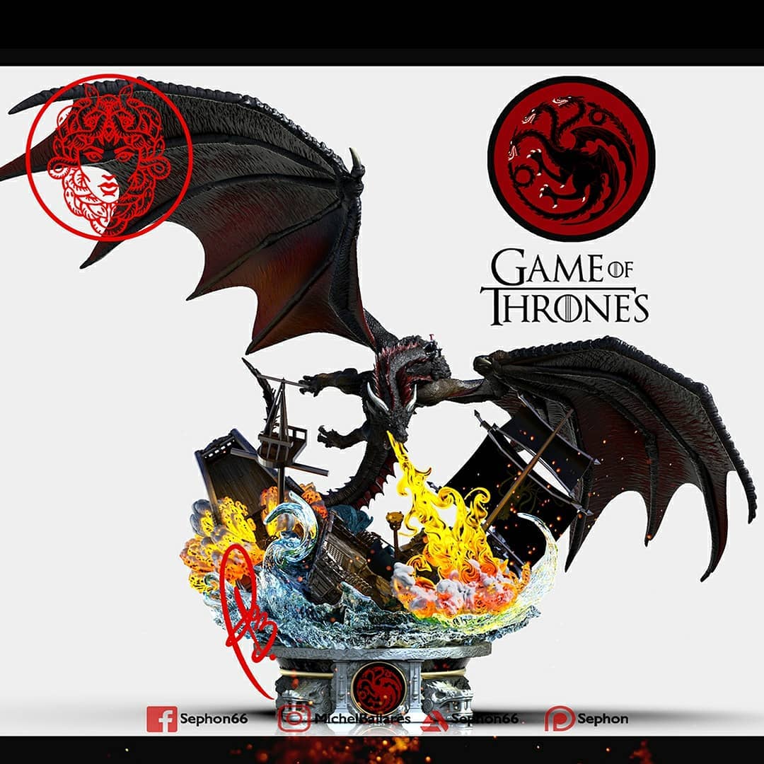 P站图纸印象馆 Geek MB 权力的游戏巨龙 Geek MB 权力的游戏巨龙