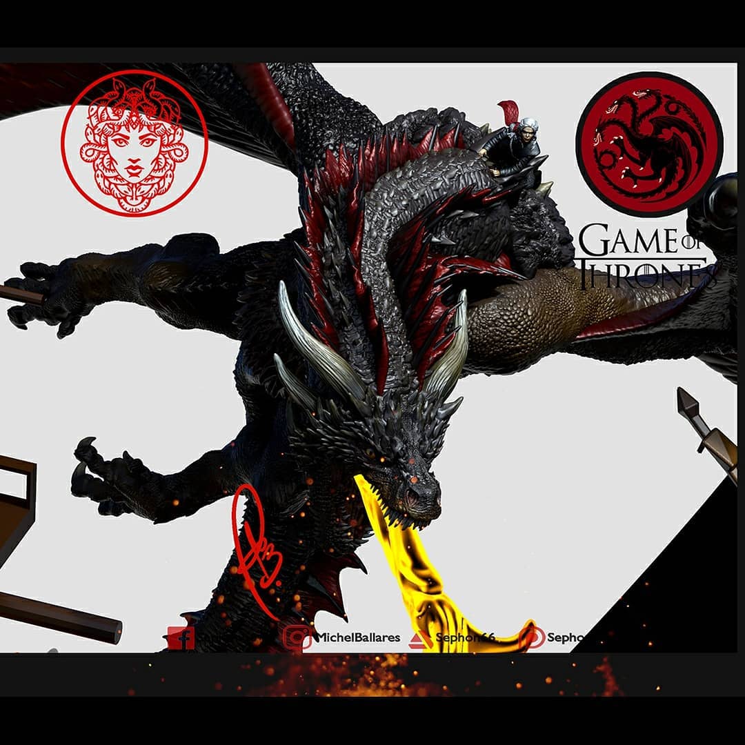 P站图纸印象馆 Geek MB 权力的游戏巨龙 Geek MB 权力的游戏巨龙