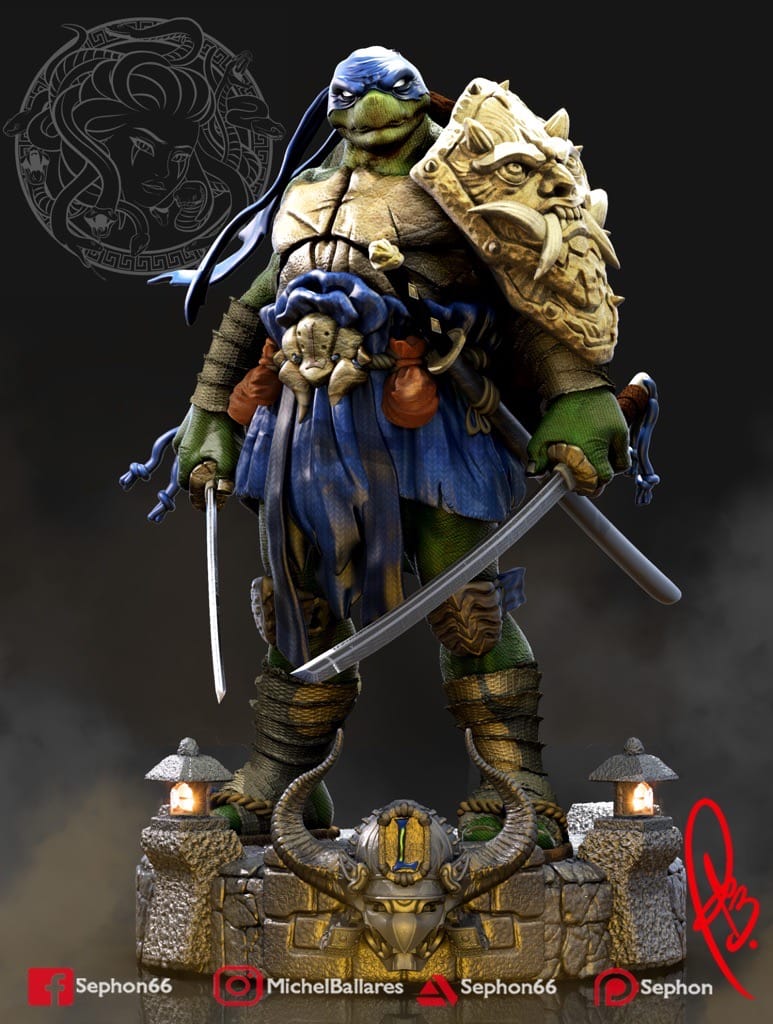 P站图纸印象馆 Geek MB 忍者神龟 利奥纳多 Geek MB 忍者神龟 利奥纳多