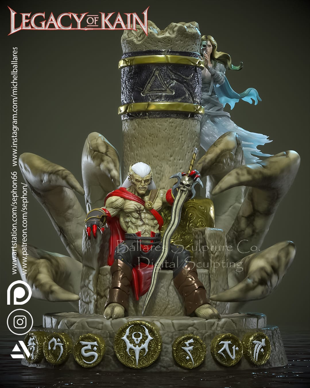 P站图纸印象馆 Geek MB 吸血鬼之王 凯恩 Geek MB 吸血鬼之王 凯恩