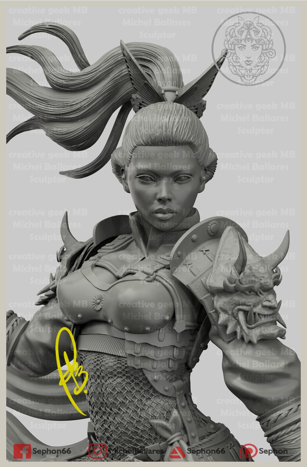 P站图纸印象馆 Geek MB 武士乌拉拉 Geek MB 武士乌拉拉