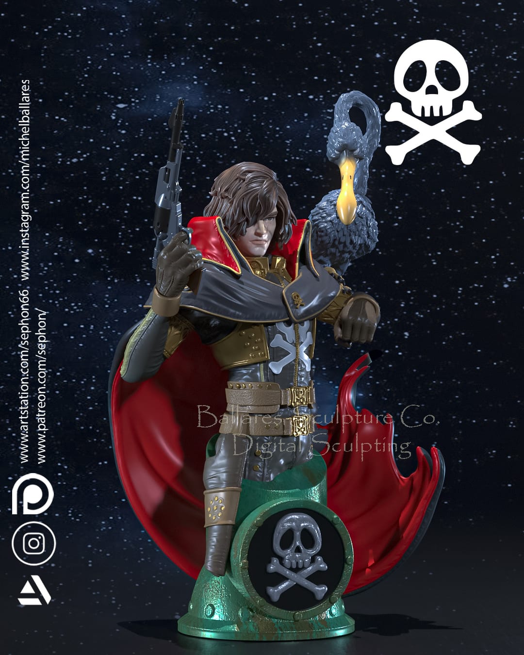 P站图纸印象馆 Geek MB 船长哈洛克 Geek MB 船长哈洛克