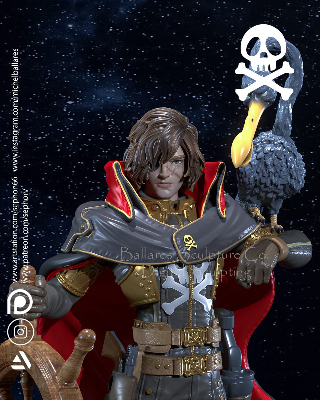 P站图纸印象馆 Geek MB 船长哈洛克 Geek MB 船长哈洛克